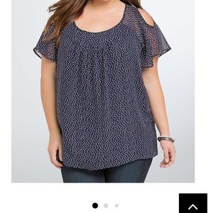 Torrid Cold-Shoulder Top